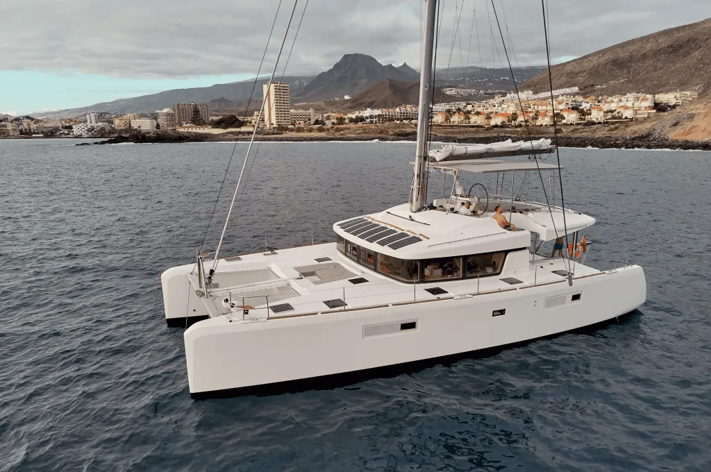 Yacht cruising near Phuket with route time based on safe average speed