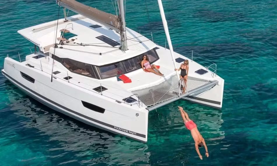 Large luxury yacht illustrating superyacht size categories