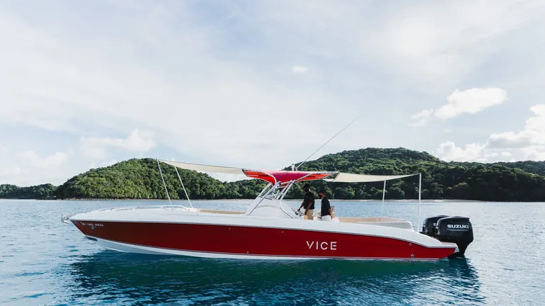 Al Dhaen 38 Vice — in a bay