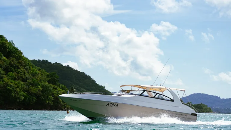 AQVA 37 — under way, wide view