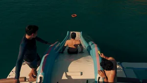 Fortuna 55 — guests on the slide