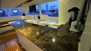 Fortuna 55 — saloon and galley