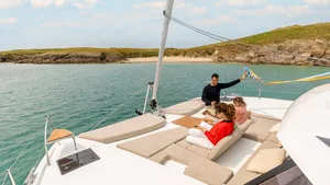 Fountaine Pajot 41 — bow lounge Fountaine Pajot 41 — bow lounge