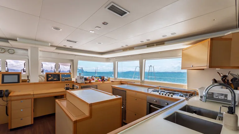 Lagoon 56 OO7 — galley