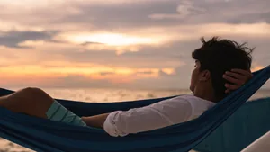 Leopard 47 Myra — hammock at sunset Leopard 47 Myra — hammock at sunset