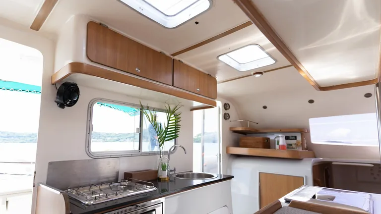 Nautitech 47 Senna — galley