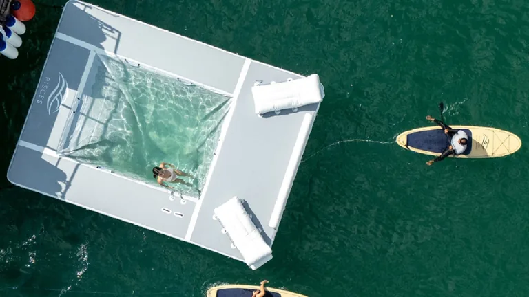 Pisces 85 — floating pool