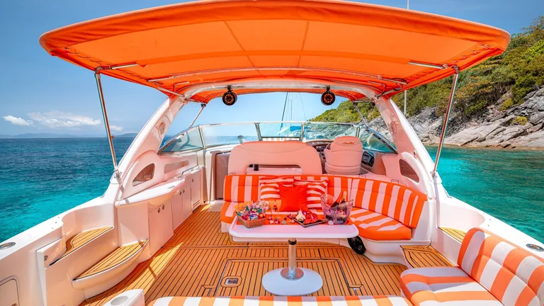 Sea Ray Sundancer 46 Vodka — cockpit Sea Ray Sundancer 46 Vodka — cockpit