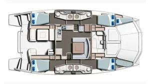 Leopard 51 Se La Vie — layout plan