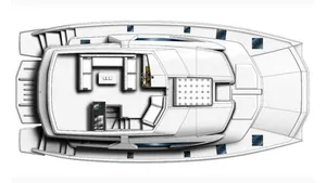 Leopard 51 Se La Vie — flybridge plan