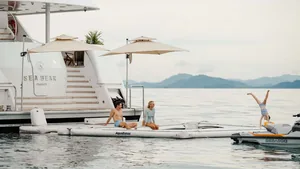 Westport 130 Sea Bear — floating pool